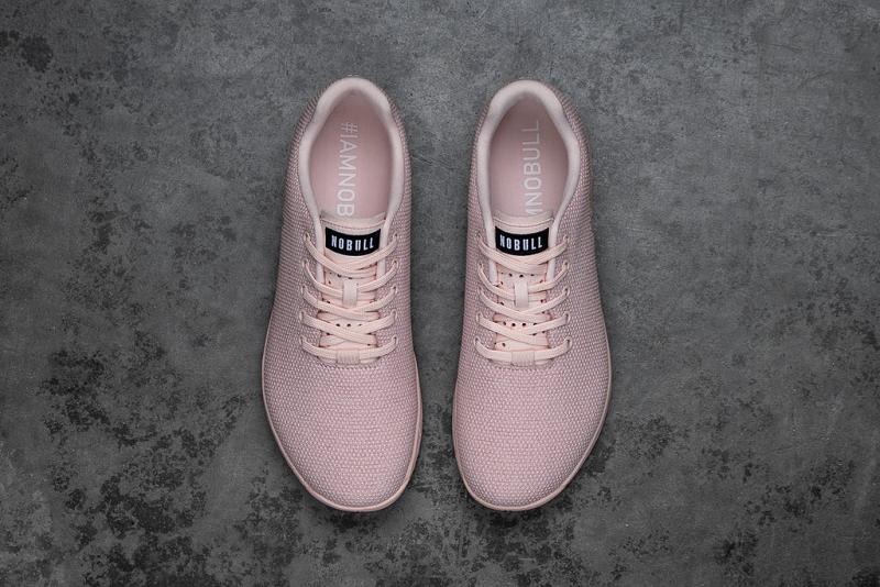 Pink Nobull Blush Heather Men's Trainers | CA F1440D